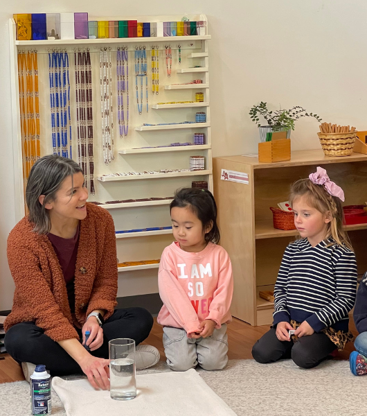 Be inspired by Montessori certified teachers, faculty, and staff | Emily teaches Montessori primary students | Montessori School of Denver