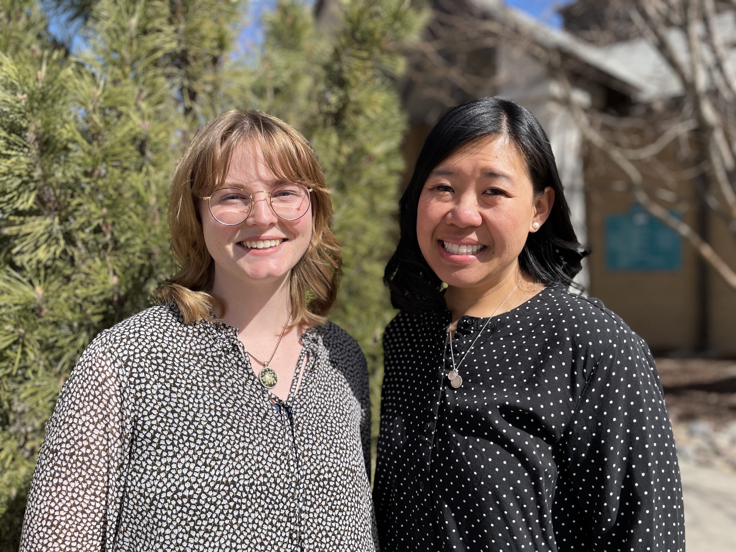 Jane and Linder of MSD's Admissions Team 2023 | Admissions at Montessori School of Denver